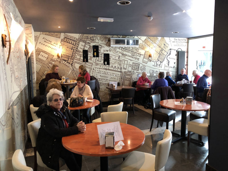Wall Graphics cafe interiors