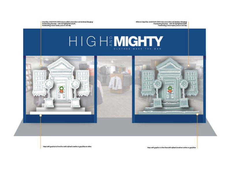 Shop window display design lancashire