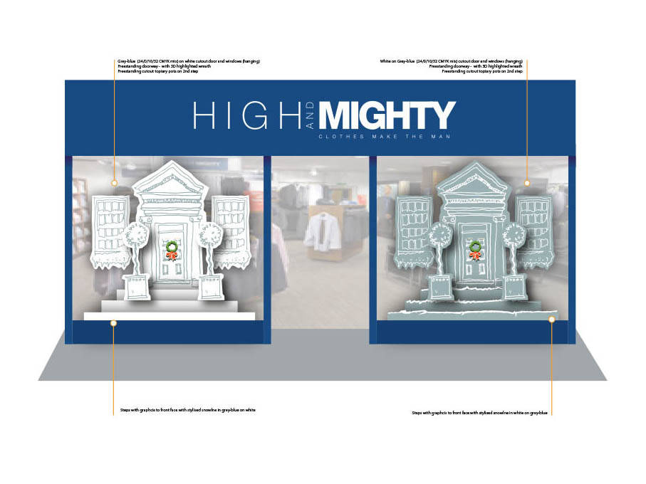 Shop window display design lancashire