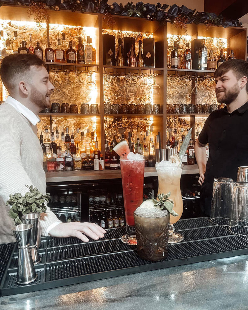 Interior designers cocktail bar lancashire