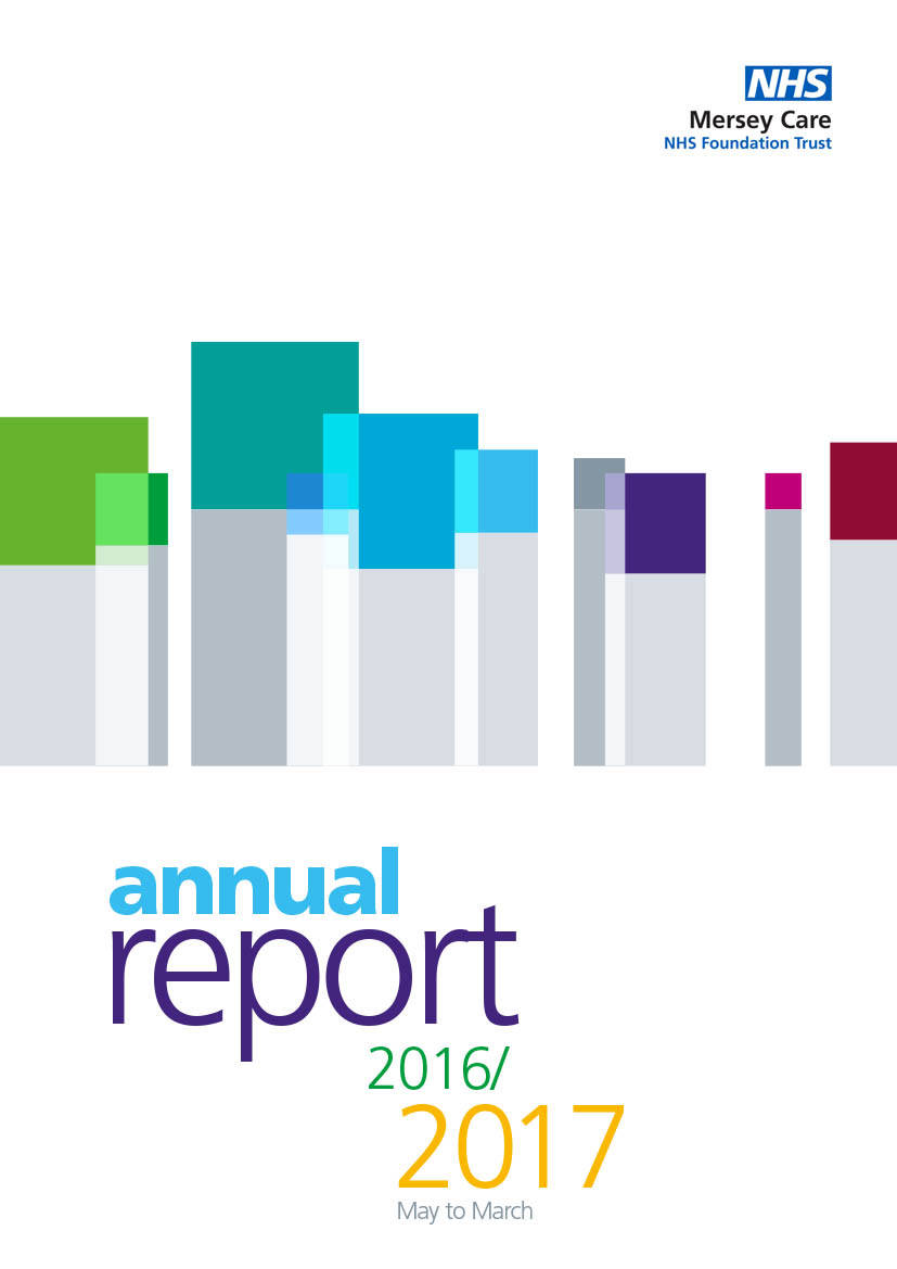 NHS annual report design